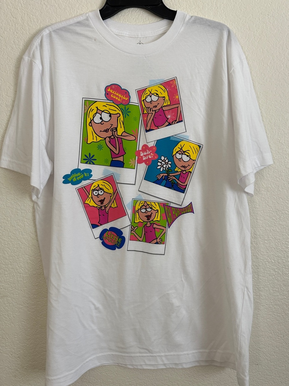 Disney Lizzie McGuire graphic white T-shirt